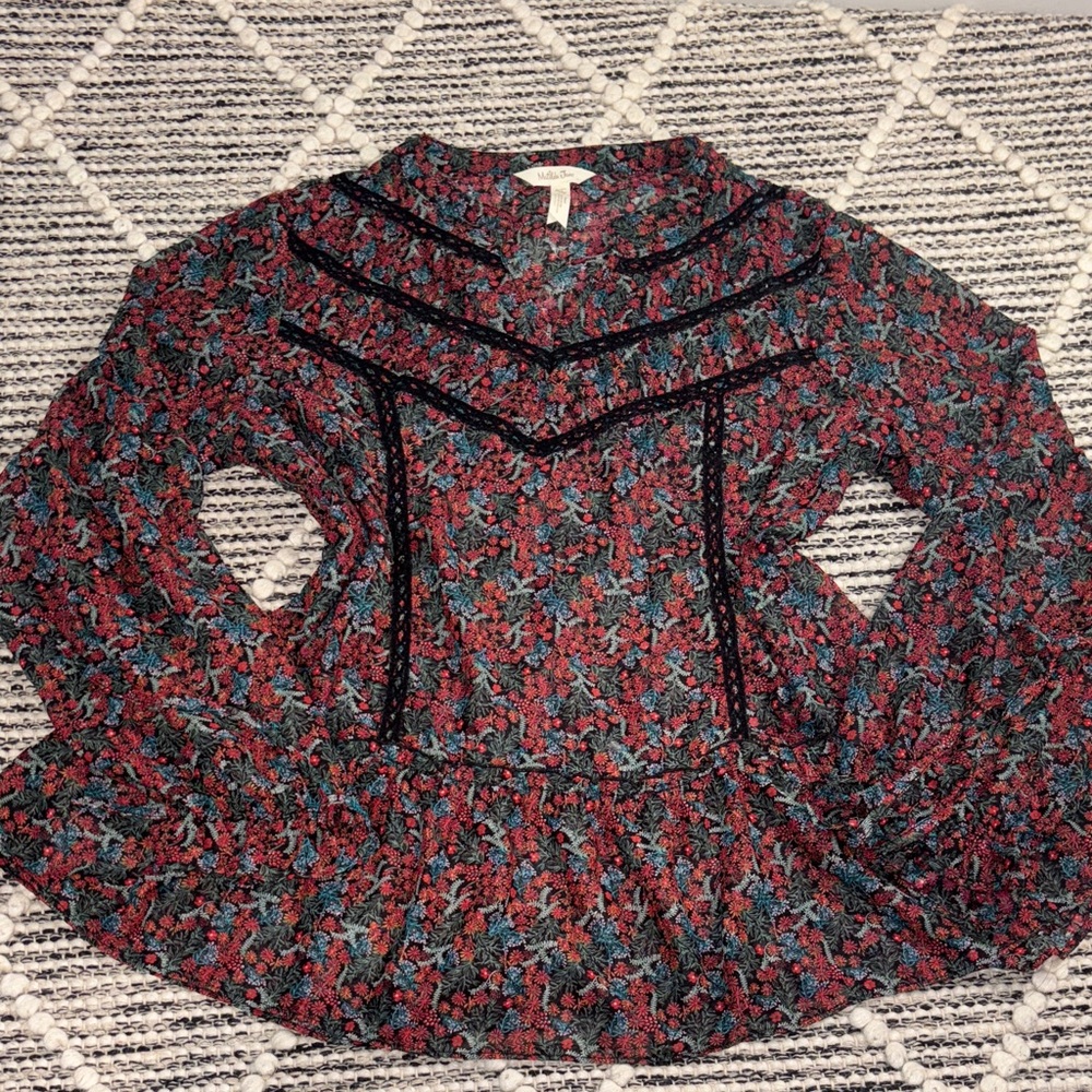 Matilda Jane Long Sleeve Floral Top